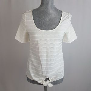 NWT Anthropologie Sunday in Brooklyn White Tee XXS